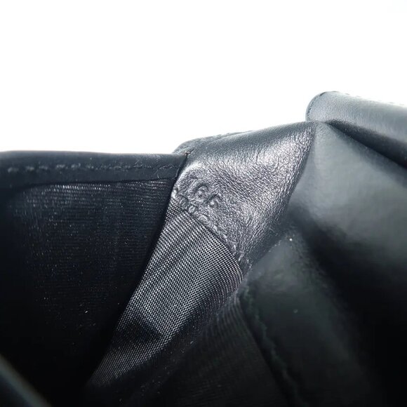 PRADA Black Leather Wallet 267-040925 - Picture 11 of 12